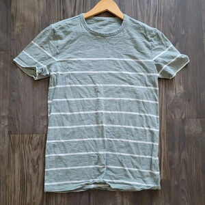 Everlane Men's T-Shirt S Multicolor 100% Cotton Striped Short Sleeves Round Neck